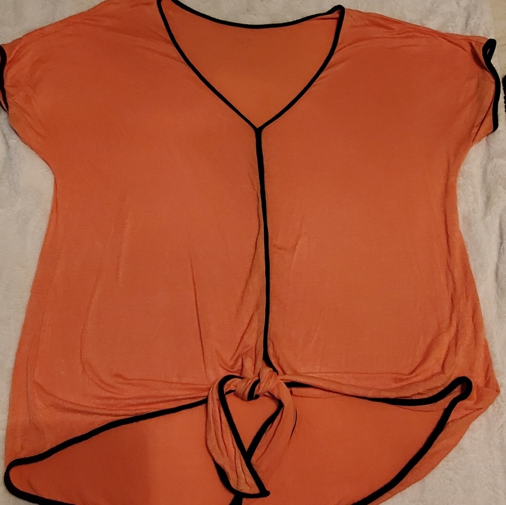 Metaphor sz L peach shirt